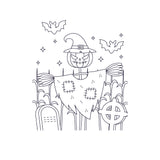 Scary Scarecrow Sand Art Picture (10 Pack)