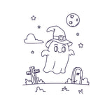 Little Ghost Sand Art Picture (10 Pack)