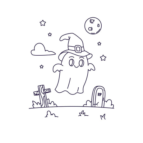 Little Ghost Sand Art Picture (10 Pack)