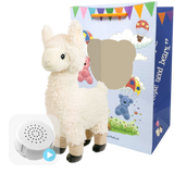 Llama 16" Baby Heartbeat Bear (Birth Certificate, Stuffed, Sound Recorder, Skin, Heart)