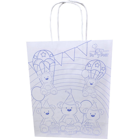 8" Colour In Carry Bag (Be My Bear)