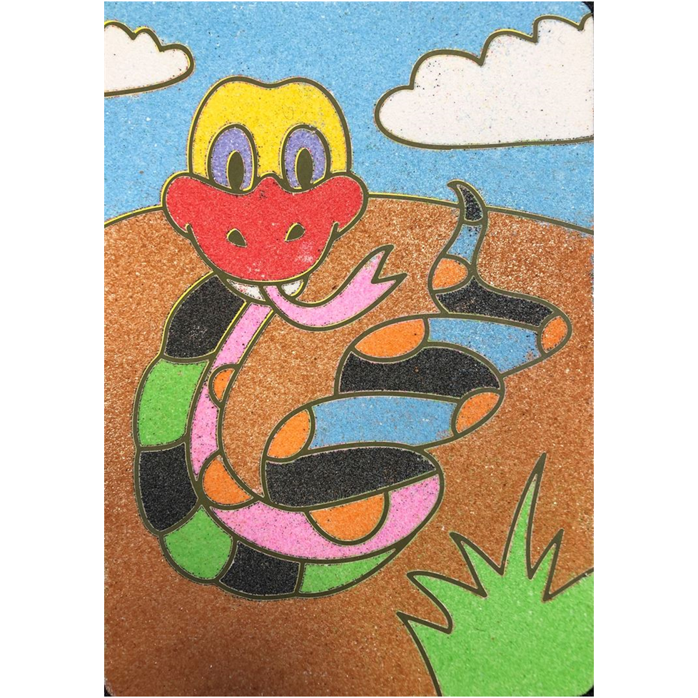 Snake A5 Sand Art Picture (10 Pack)