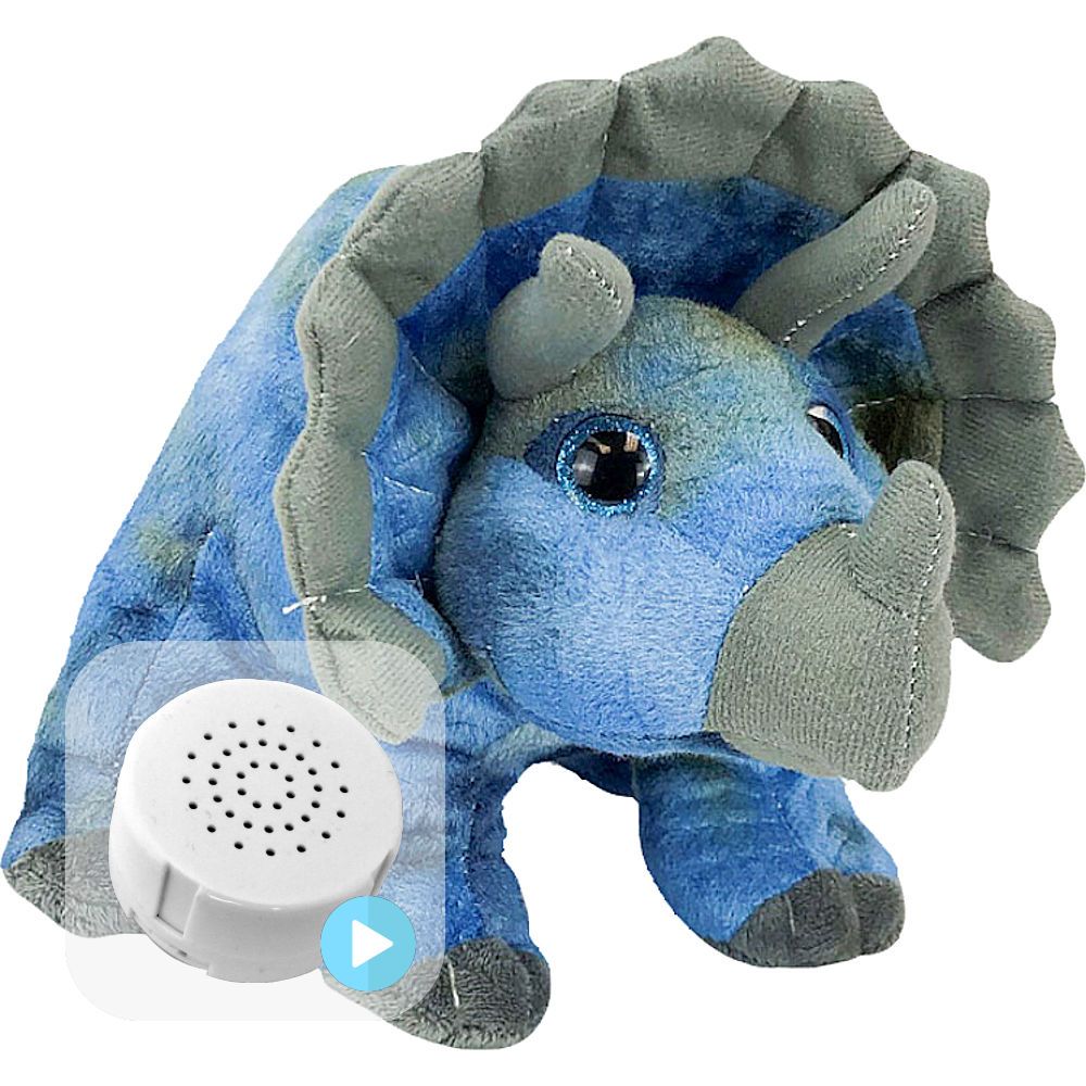Spike The Triceratops 8" Baby Heartbeat Bear