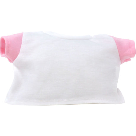 White & Pink 16" T-Shirt