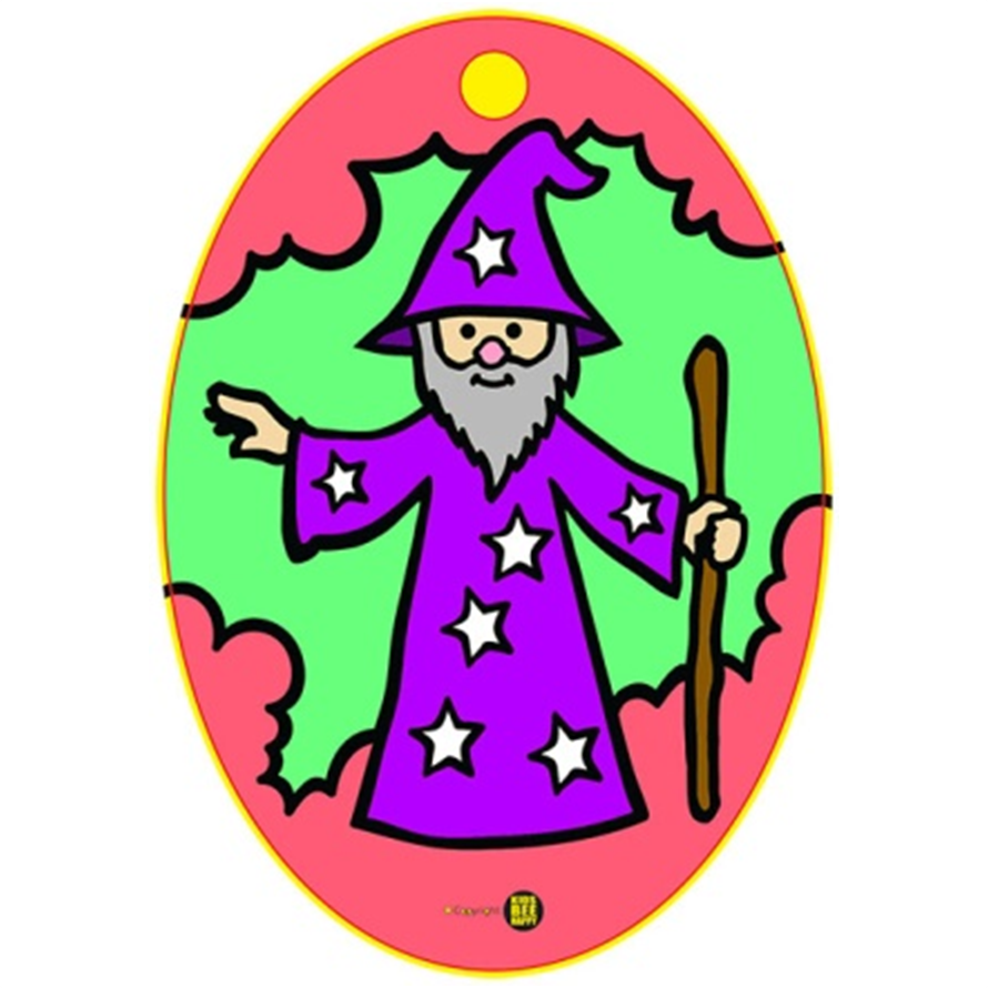 Wizard Oval Sand Art Picture (10 Pack)