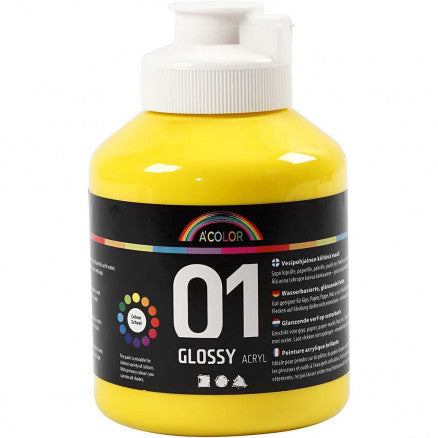 Yellow Acrylic Paint (500ml)