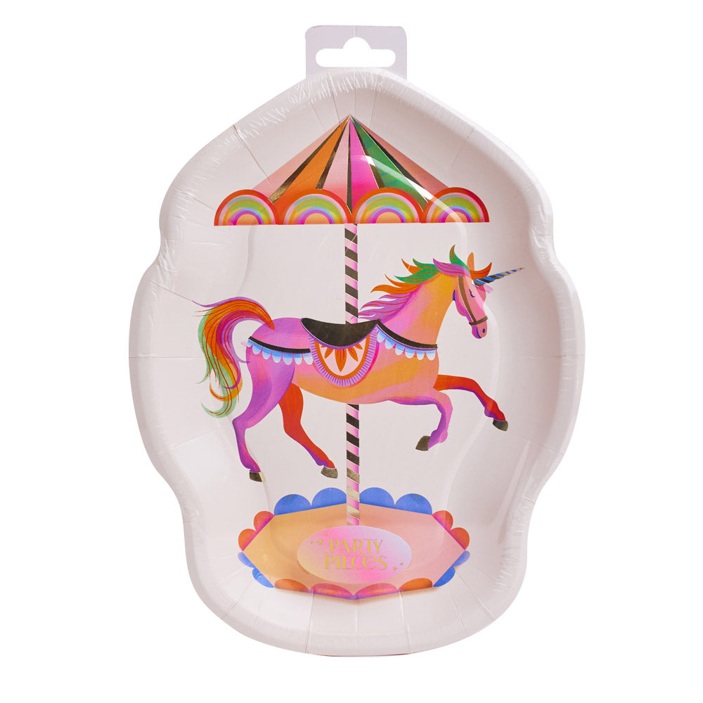 Unicorn Fairy Princess Paper Party Plates (x8)