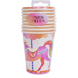 Unicorn Fairy Princess Paper Party Cups (x8)