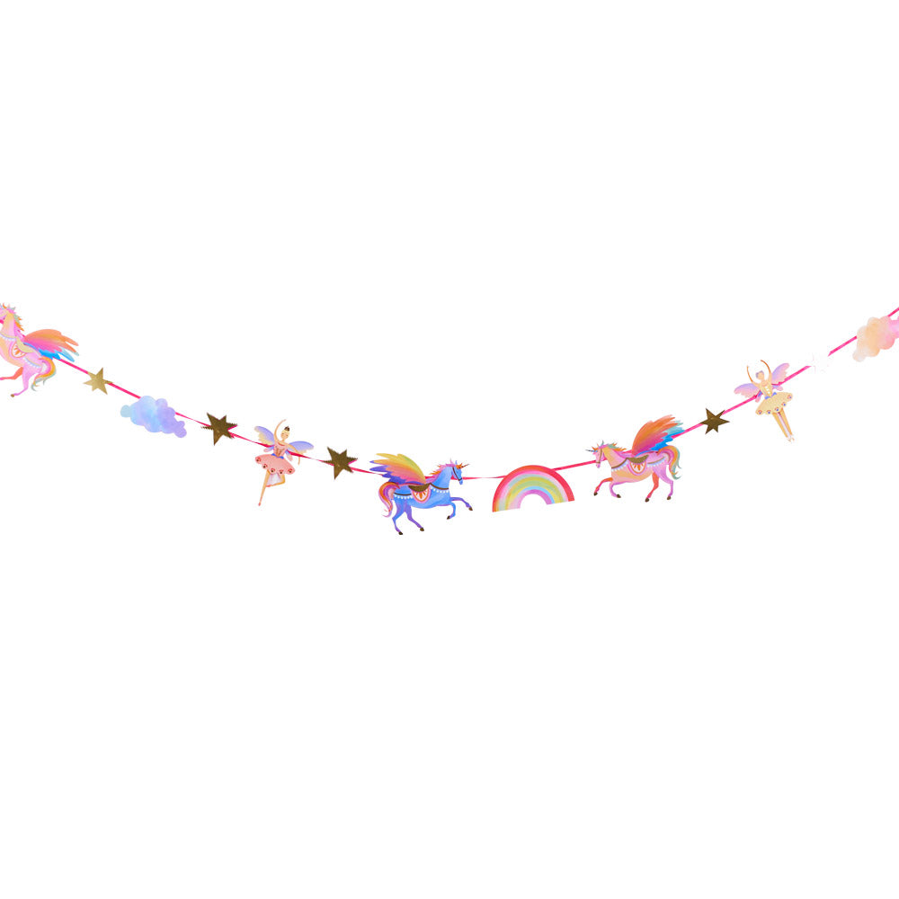 Unicorn Fairy Princess Party Garland (3m)