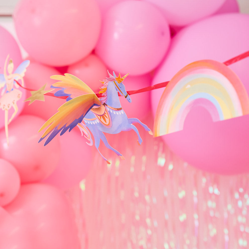 Unicorn Fairy Princess Party Garland (3m)