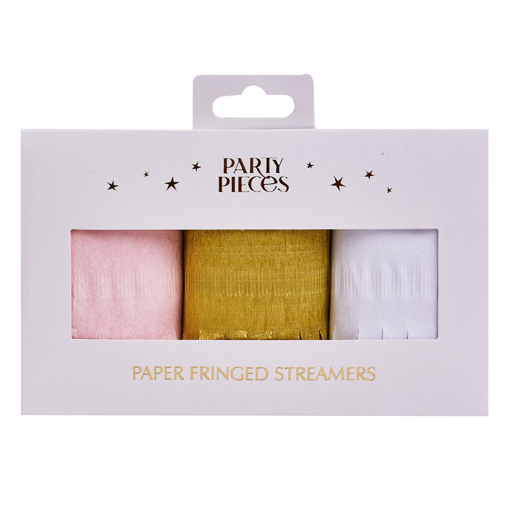 Paper Party Streamers (x3)