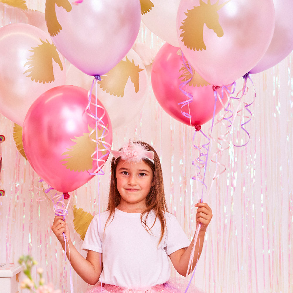Unicorn Fairy Princess Latex Balloons (x12)