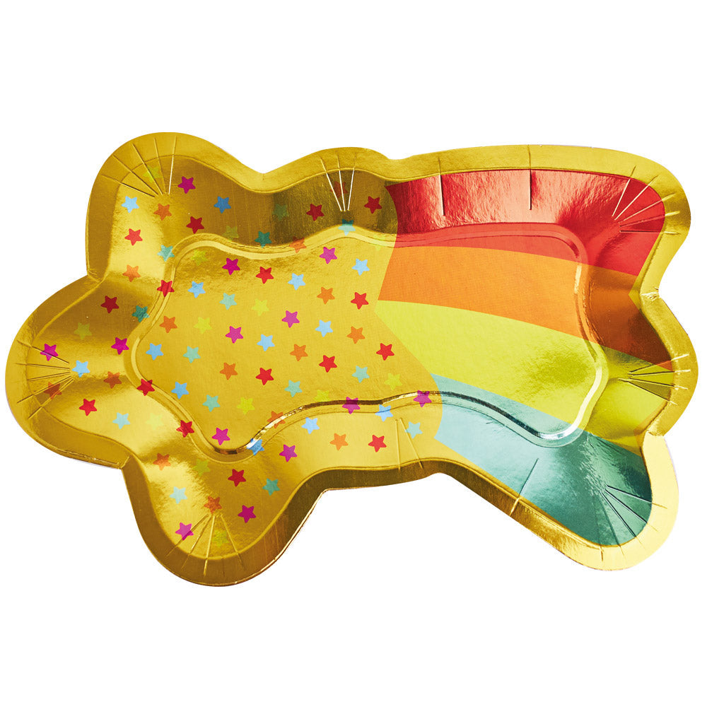 Shooting Star Shaped Party Plates (x8)