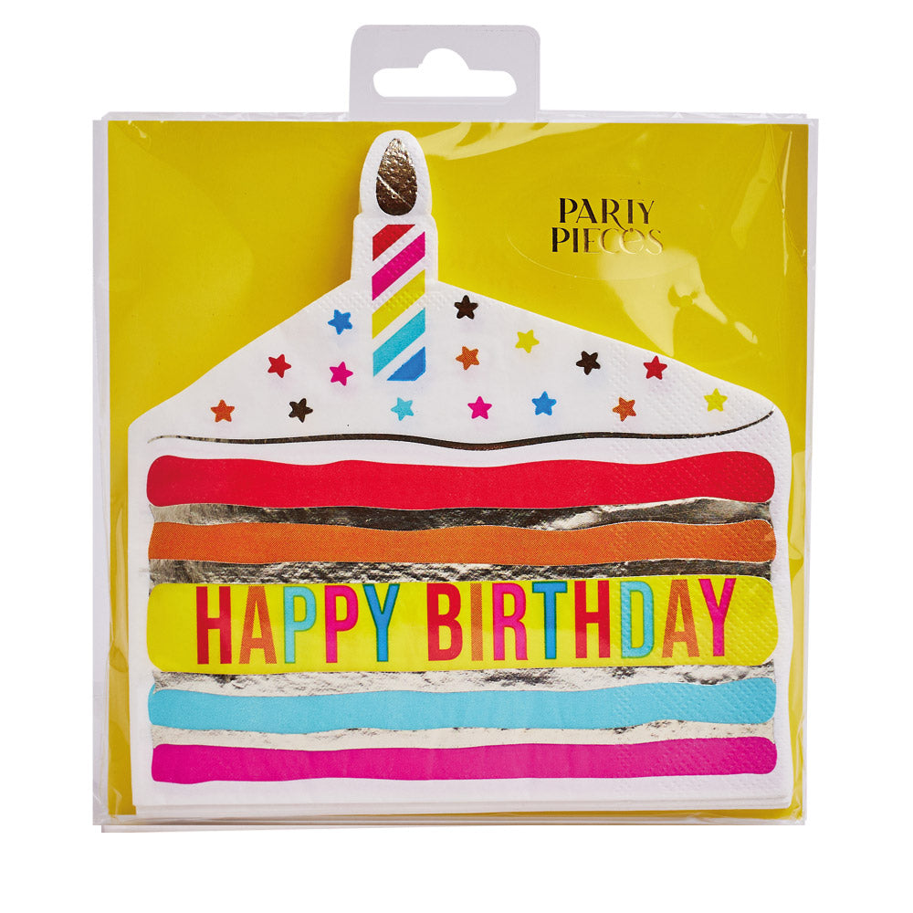 Shooting Star Shaped Party Napkins (x16)