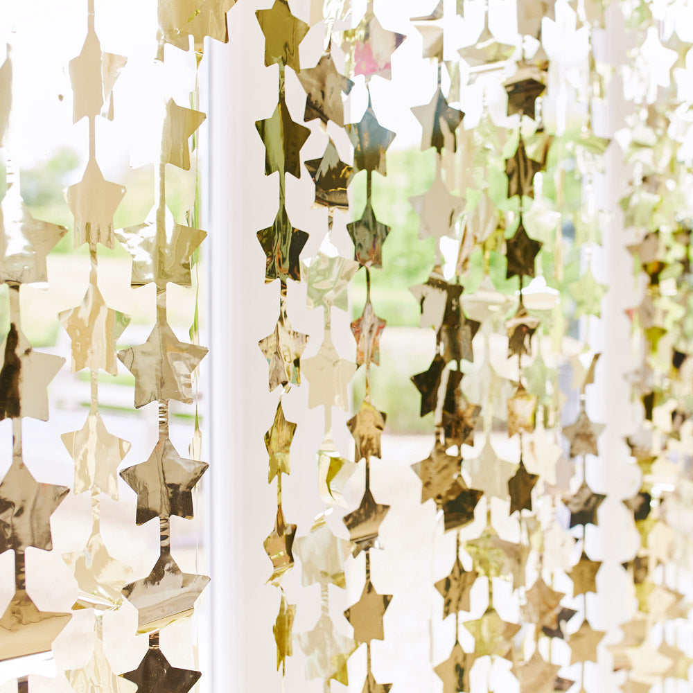 Gold Star Backdrop