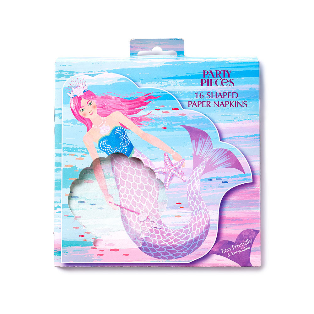 Queen of the Sea Shaped Napkins (x16)