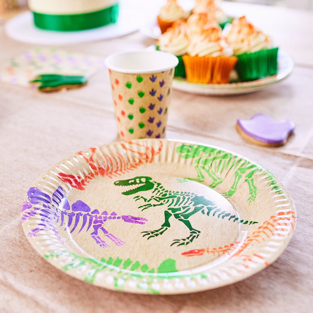 Ecosaurus Paper Party Plates (x8)