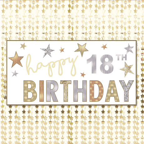 Personalised Happy Birthday Banner and Stickers Set