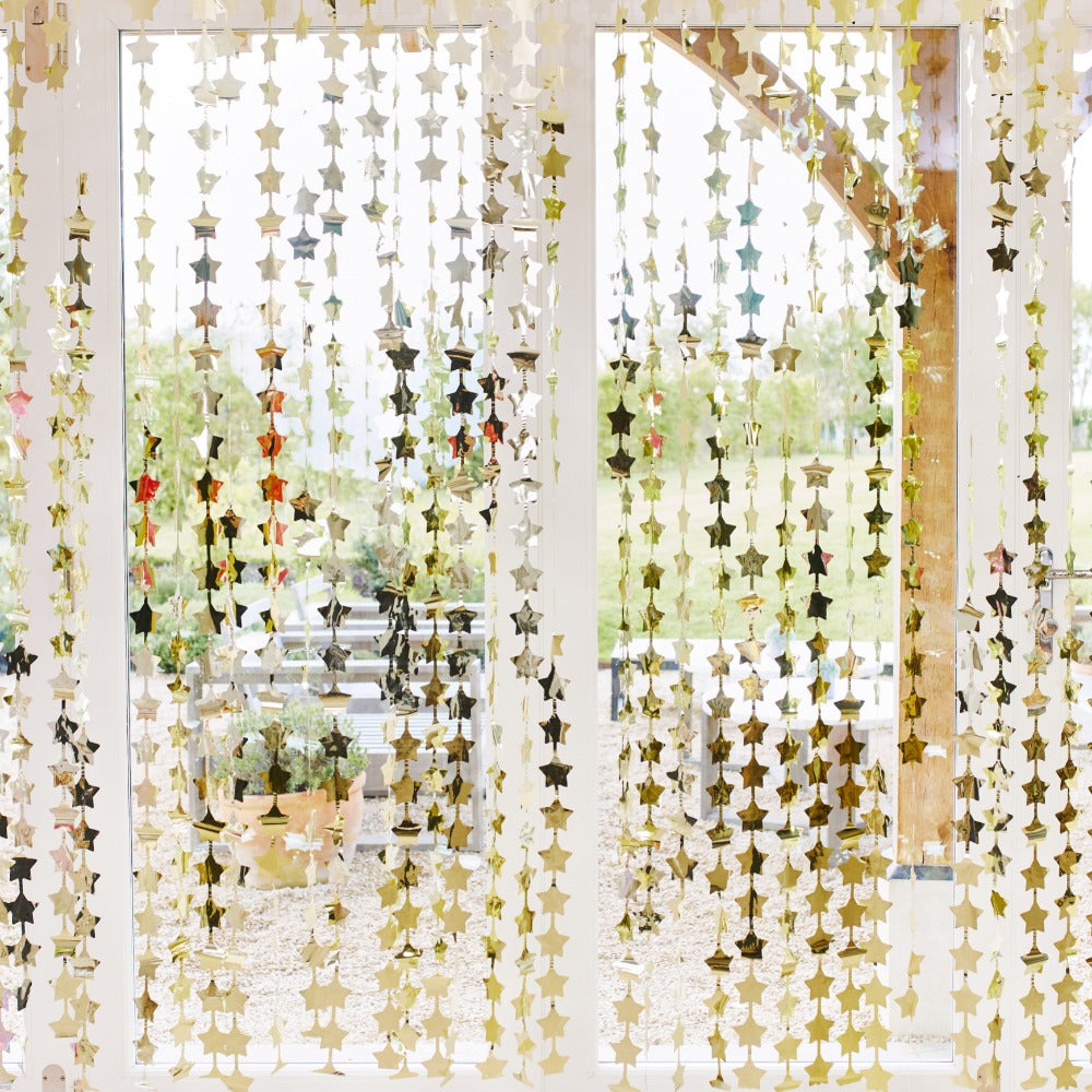 Gold Star Backdrop