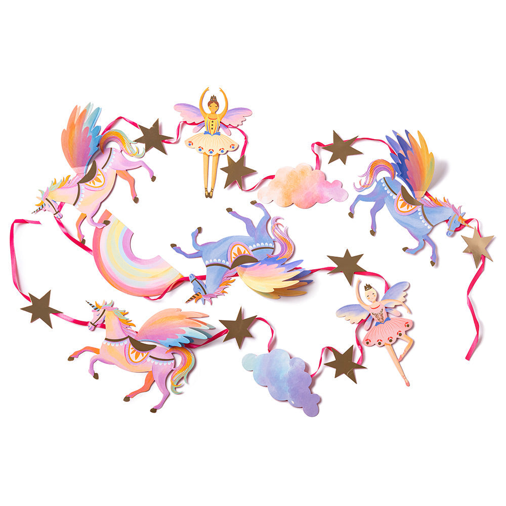 Unicorn Fairy Princess Party Garland (3m)