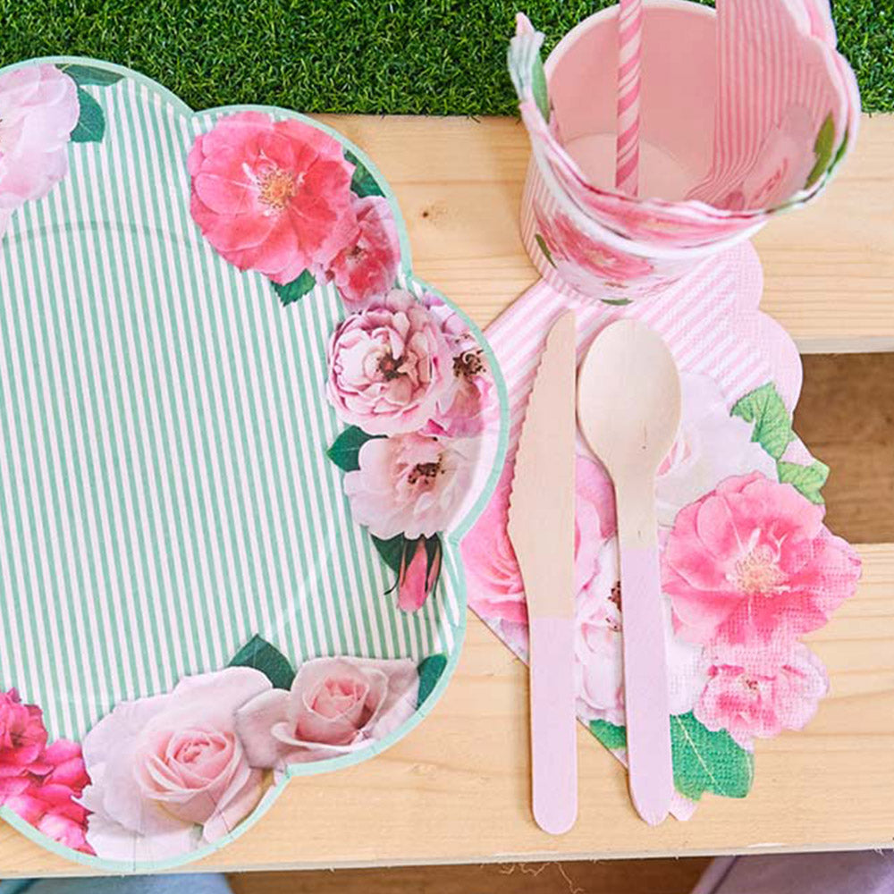 A Very English Rose Party Napkins (x16)
