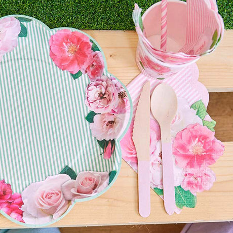 A Very English Rose Party Napkins (x16)